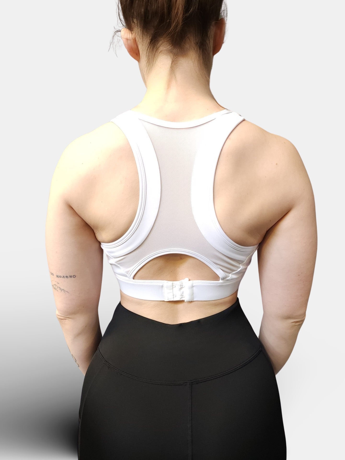 Comfort Sports Bra White