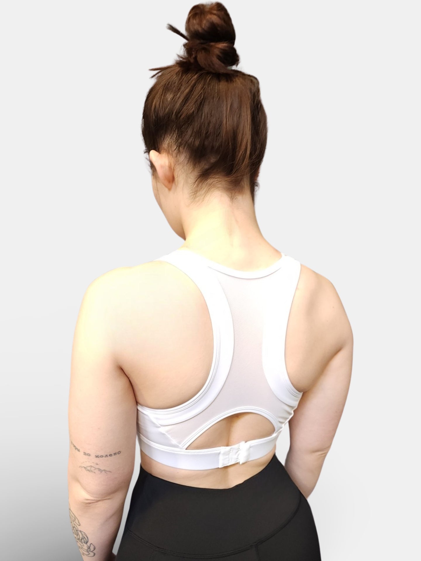 Comfort Sports Bra White