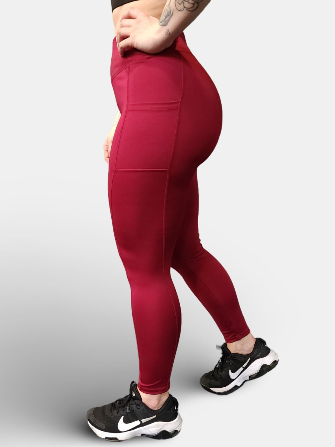 Empowered Leggings Red