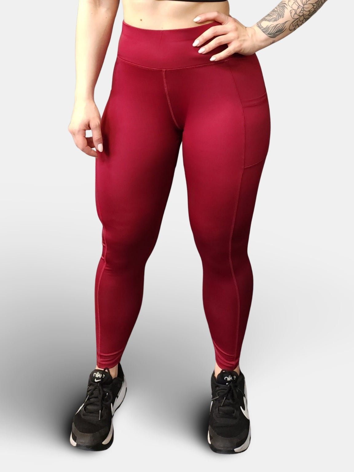 Empowered Leggings Red