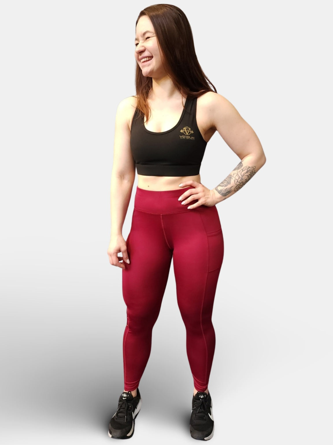 Empowered Leggings Red