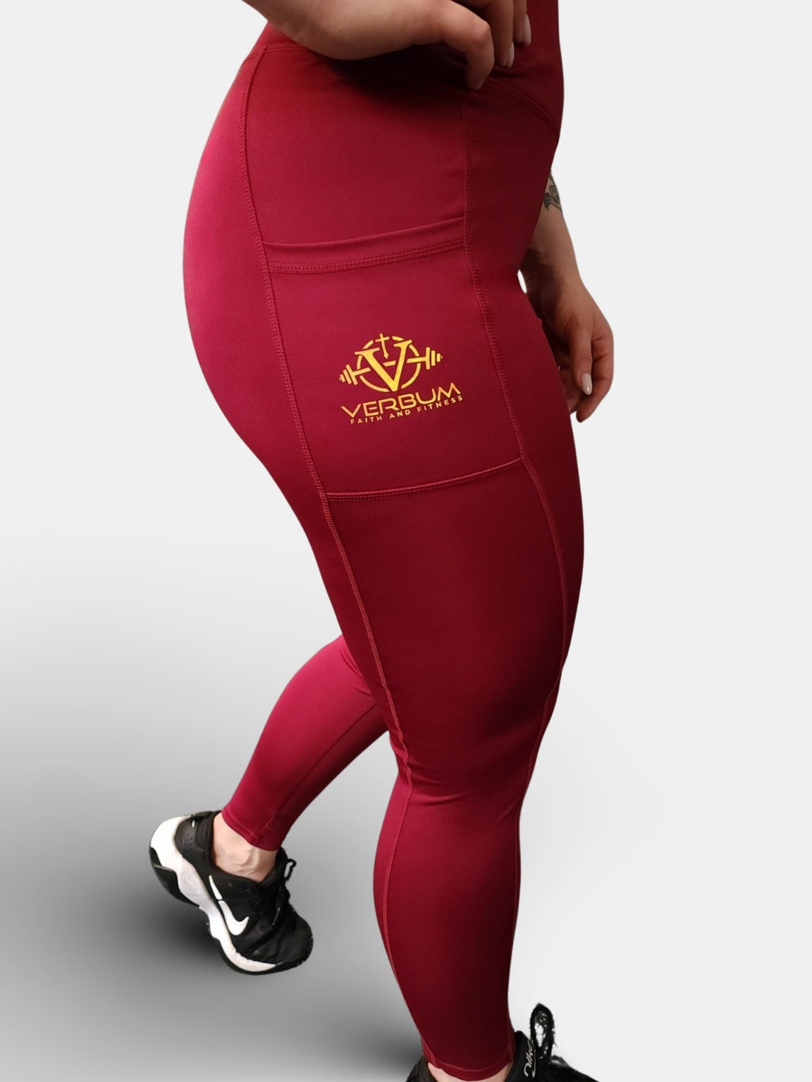 Empowered Leggings Red