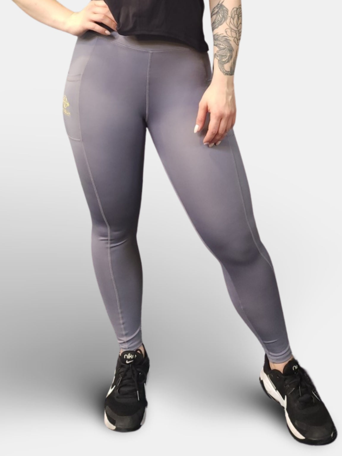 Empowered Leggings Light Gray