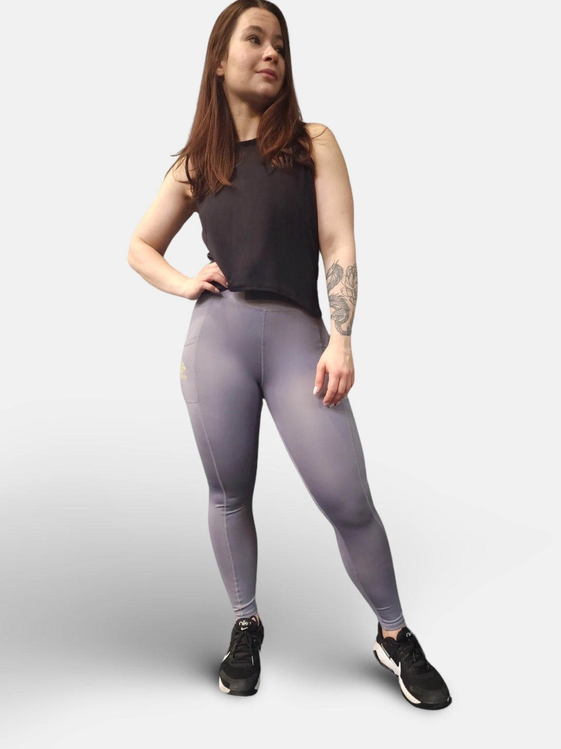Empowered Leggings Light Gray