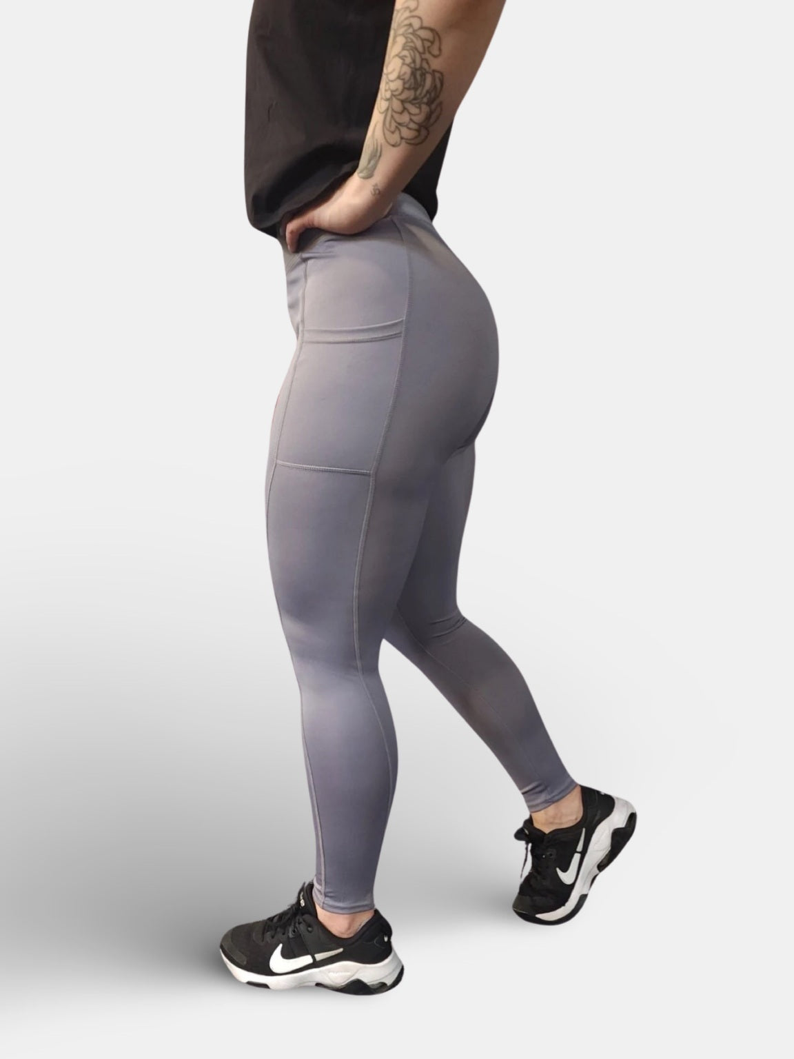 Empowered Leggings Light Gray