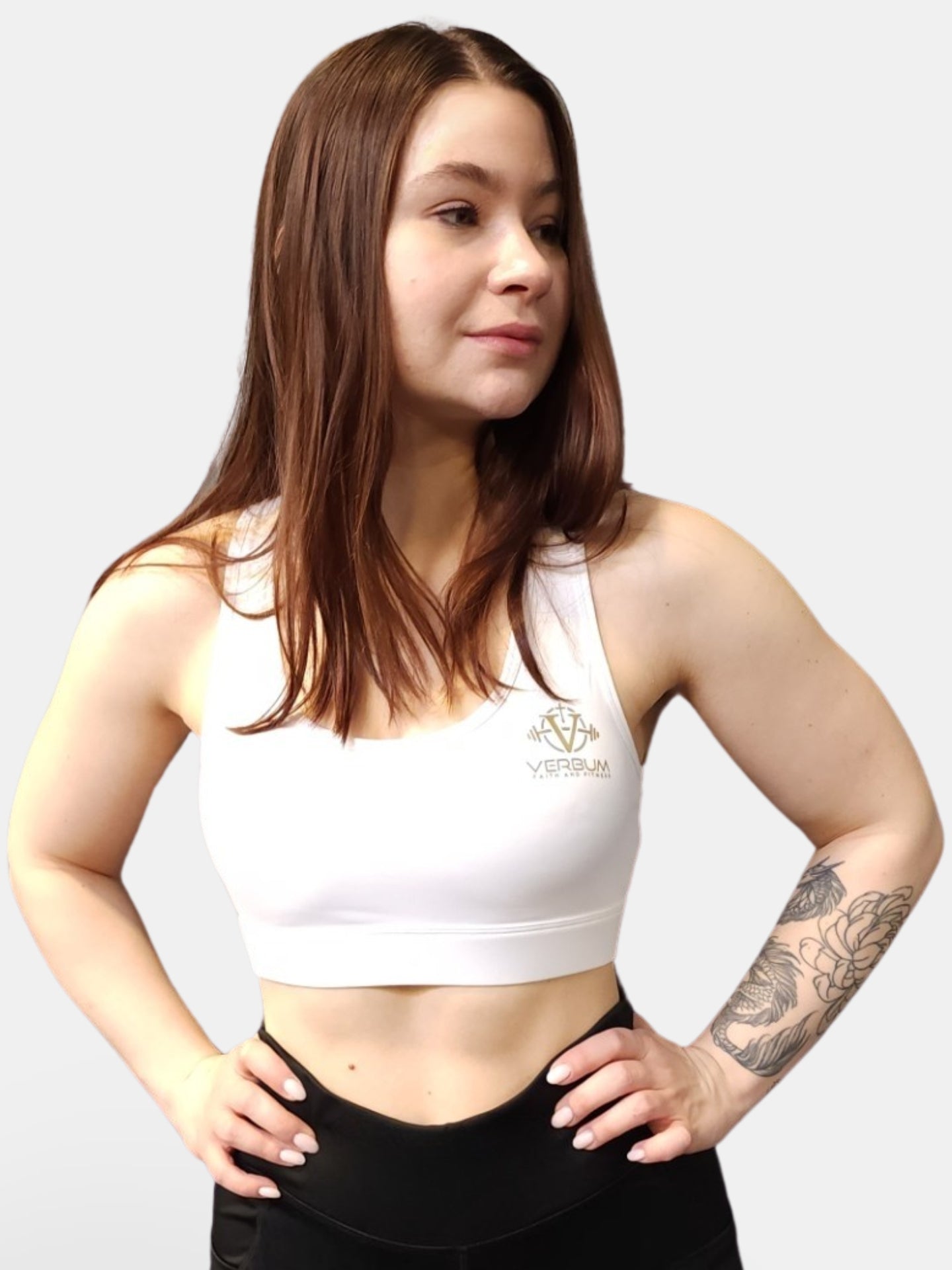 Comfort Sports Bra White